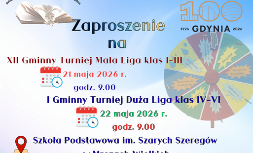 Zdjęcie do Zaproszenie na Gminne Turnieje "Małą i Dużą Ligę uczni&oacute;w szk&oacute;ł podstawowych"