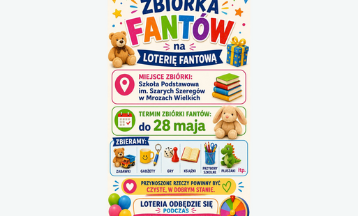 Zdjęcie do Zbi&oacute;rka fant&oacute;w na loterię fantową