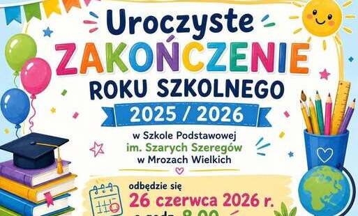 Zdjęcie do Uroczyste zakończenie roku szkolnego 2025/2026