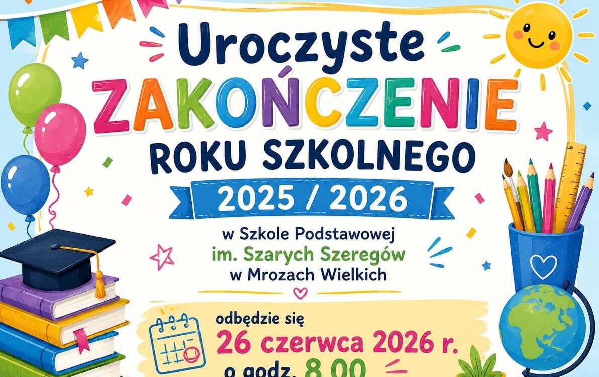 Zdjęcie do Uroczyste zakończenie roku szkolnego 2025/2026