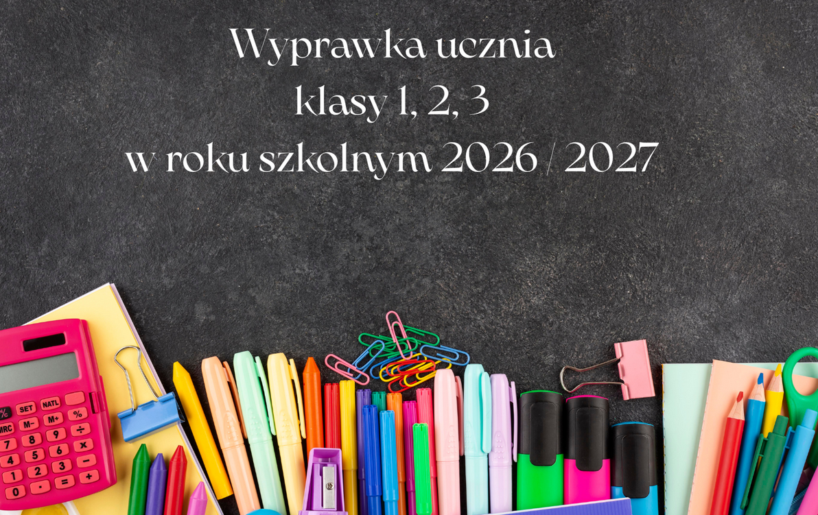 Zdjęcie do Wyprawka ucznia klasy 1, 2, 3