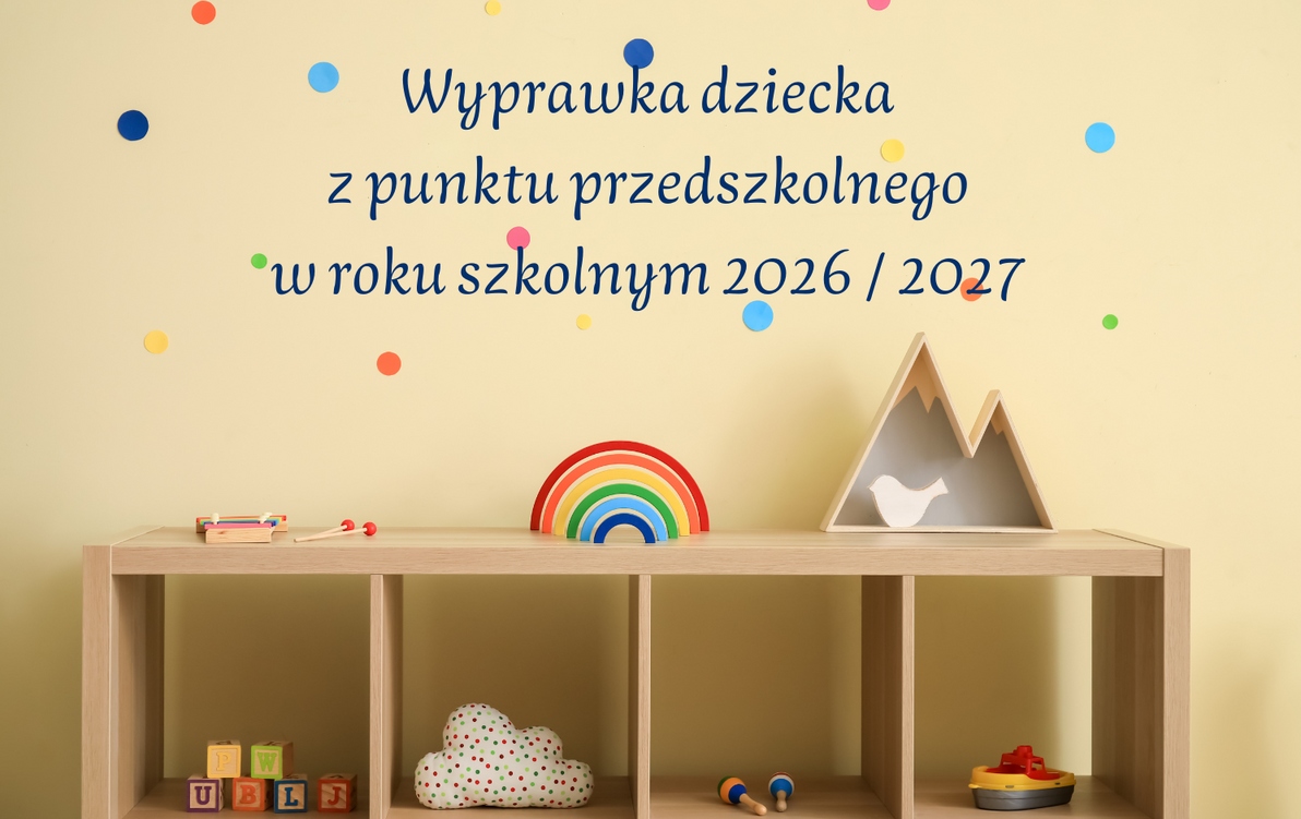 Zdjęcie do Wyprawka dziecka z punktu przedszkolnego