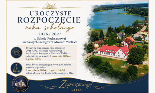 Zdjęcie do Uroczyste rozpoczęcie roku szkolnego 2026/2027