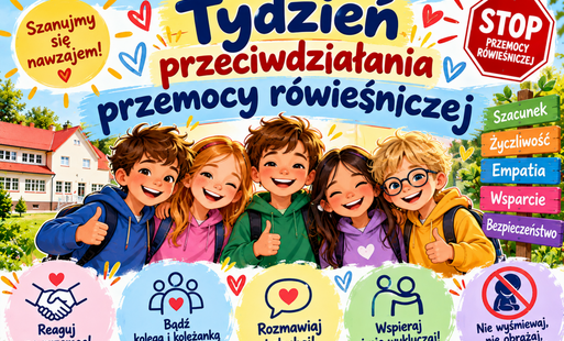 Zdjęcie do Tydzień przeciwdziałania przemocy r&oacute;wieśniczej