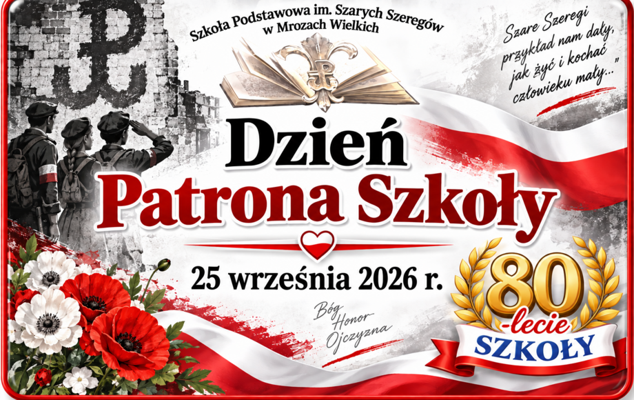 Dzień Patrona Szkoły w Szkole Podstawowej im. Szarych Szeregów